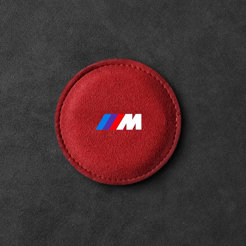 M Logotyp Bilunderlägg Vattenkopp Sittdyna Halkskyddsmatta för BMW X6 X1 X2 X3 X4 X5 X7 E46 E39 E90 E36 E60 E34 E30 F30 E71 F10 F10 F11 F30 E34 E92