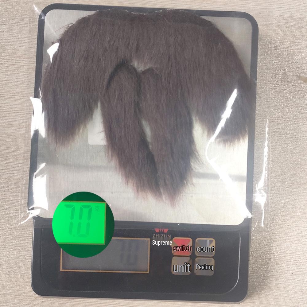 Yellow Old Man Beard and Mustache Party Costume Set