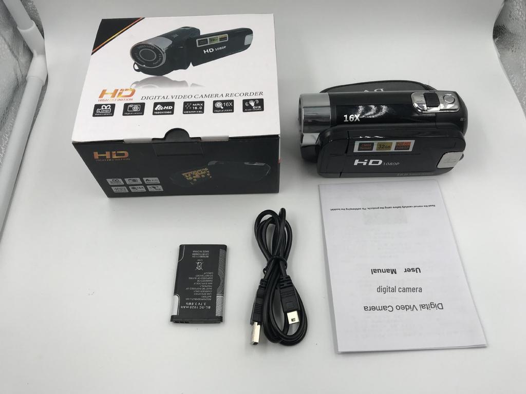 Bi-Lingual E-commerce 1080P Digital Camera for Students - 16MP HD D90