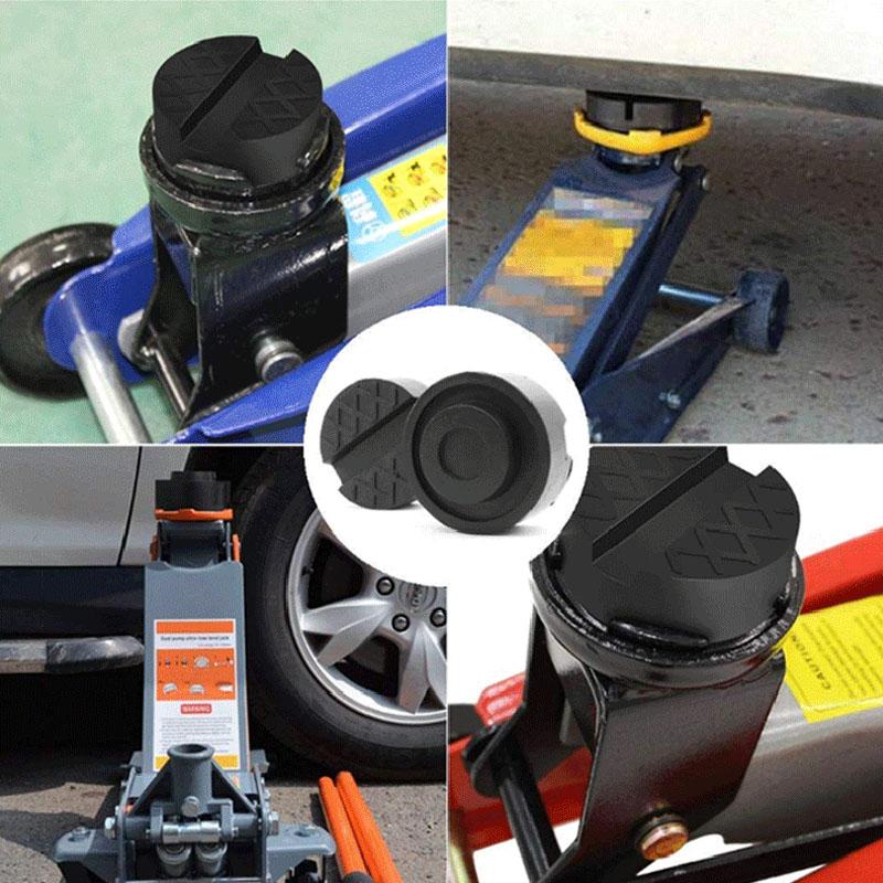 Universal Car Lift Jack Stand Rubber Pads Floor Slotted Car Jack Rubber Pad Frame Protector Adapter Jacking Tool