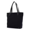 [Doubles] A4 Tote Bag with Zipper, Single-Flap, Made of Japanese No. 10 Paraffin Bio-Treated Canvas and Italian Tanned Cowhide Leather (BQZ-7433)