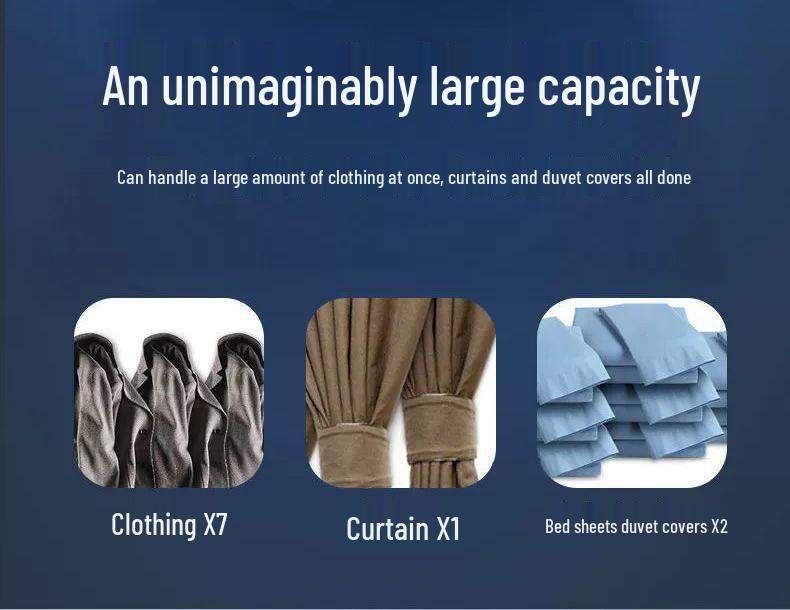 Schleudertrockner mit großer Kapazität: Mini-Dörrgerät für Zuhause, Studentenwohnheim oder Mietwohnung