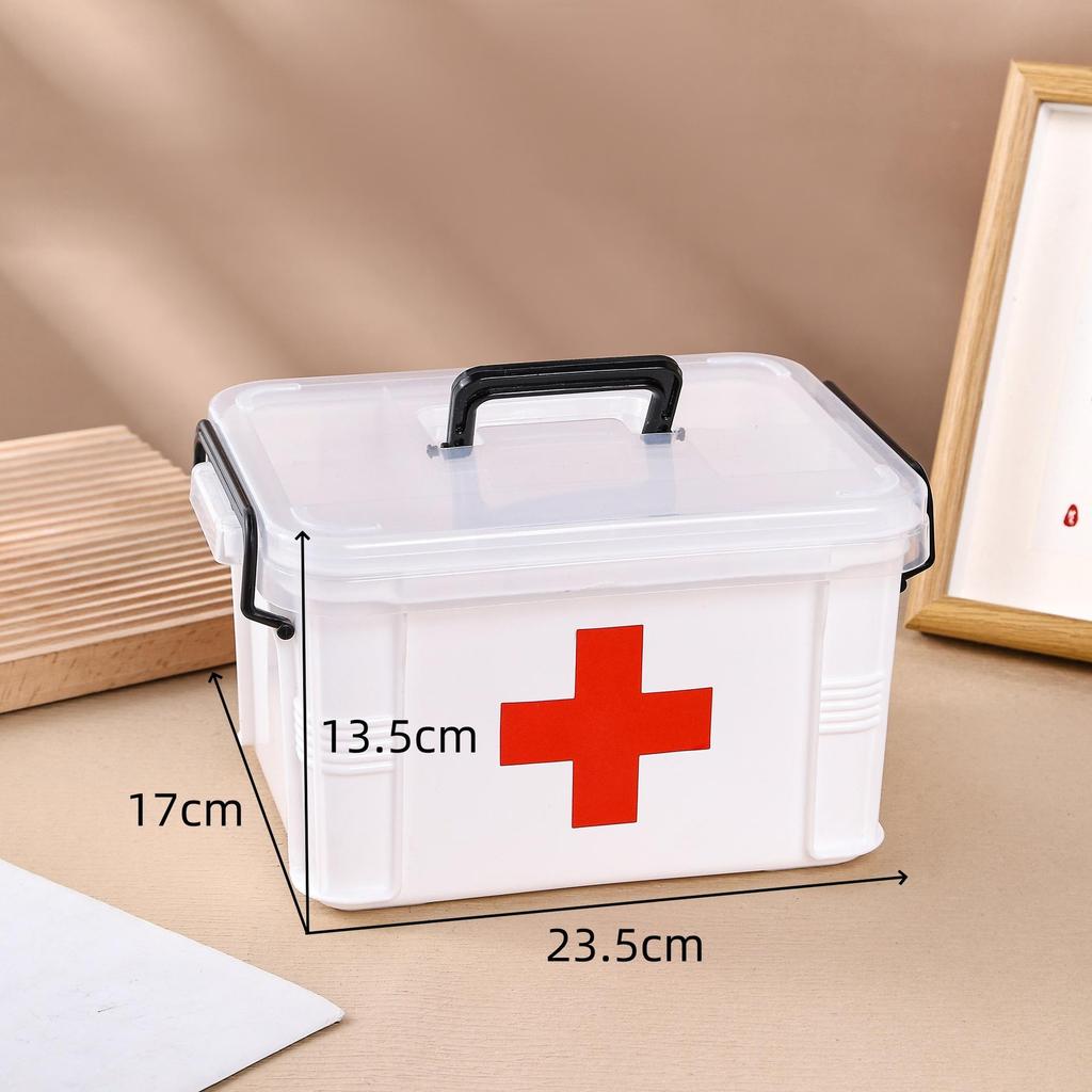 Medicinförvaringslåda  Vit