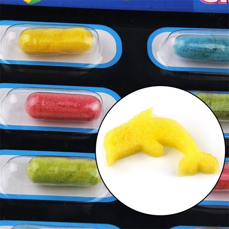 Bubble Swelling Capsules Bath Plaything Absorbent Sponge That Grow Larger When Exposed To Water Small Animal Children'S Cognitive Toys