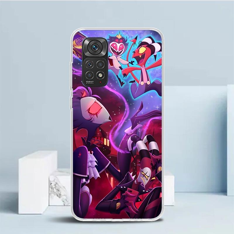 H-Hazbin H-Hotel Angel Dust Soft Cover for Xiaomi Redmi Note 15 14 13 12 Pro Plus Phone Case 14S 11S 11T 11E 10S 10 4G Pattern S