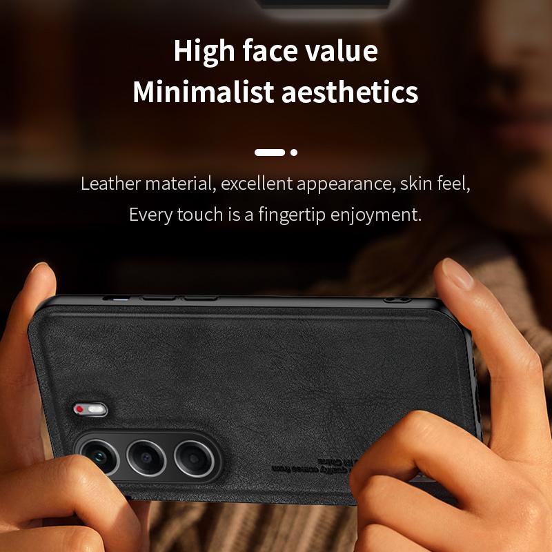 Magnetic for Tecno Camon 40 Pro 4G 5G Spark 30 Infinix Note 50S 50X HOT 50 Plus Zero Case Leather Camera Protect Cover Shell