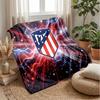 Atletico Madrid Theme blanket Soft Flannel Blanket Plush Throw Blanket Cozy Sofa Bed Blanket for Home Decor