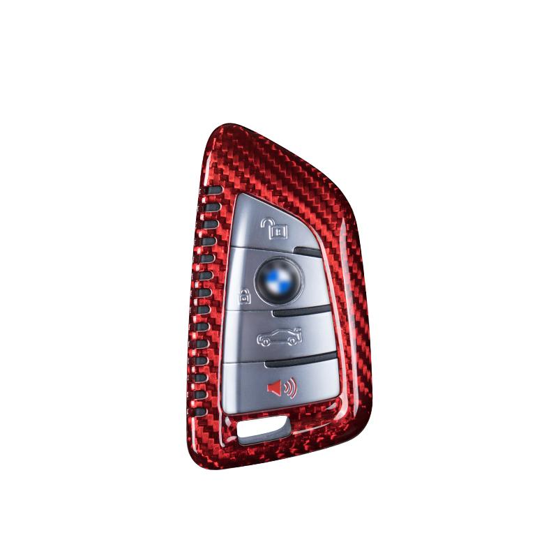 

Real Carbon Fiber Car Key Case Key Cover Shell For BMW 2-Series 3 5 6 7 Series M5 X1 X2 X3 X5 X5M X6 X6M Accessories Car-Styling