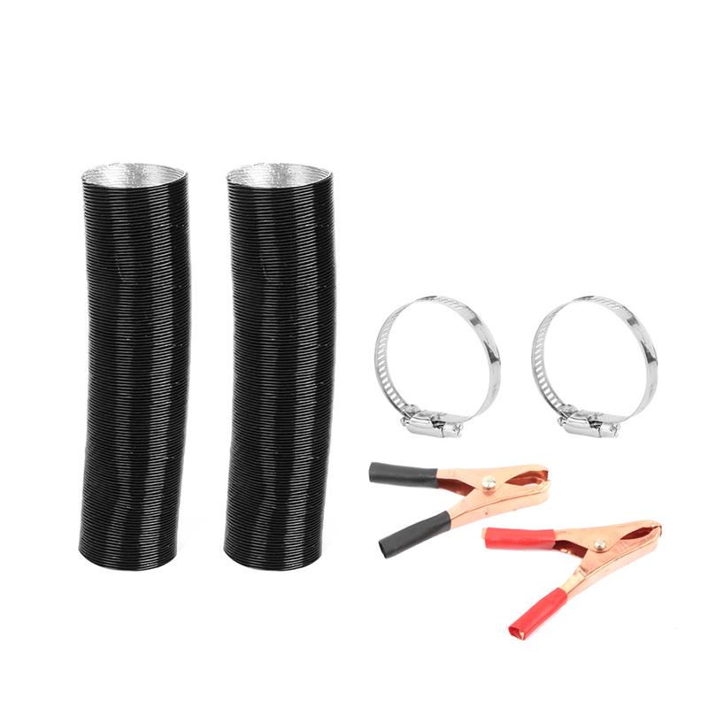 12V 800W Car Heater Windshield Glass Defroster Mist Eliminate 2 Air Outlet 5s Fast Heating for Car Lorry Truck Parking Heater