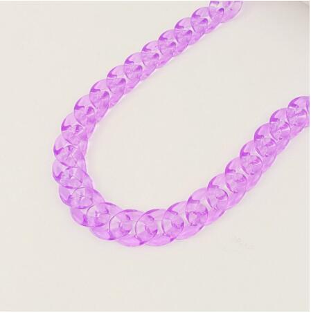 Cadena de Gafas Acrílica Mate de Moda para Mujer Cordón Soporte Cadena para Gafas de Lectura Cadena para Colgar Gafas en el Cuello Correa Cuerda