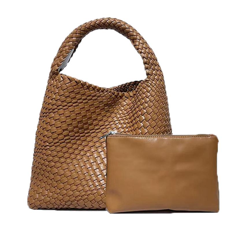 

Женская плетеная сумка-шоппер большой вместимости – Универсальная сумка для покупок, поездок на работу и повседневного использования