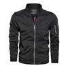 Spring and Autumn Thin Men's Baseball Collar Solid Color Jacket Casual Air Force One Jacket Men's