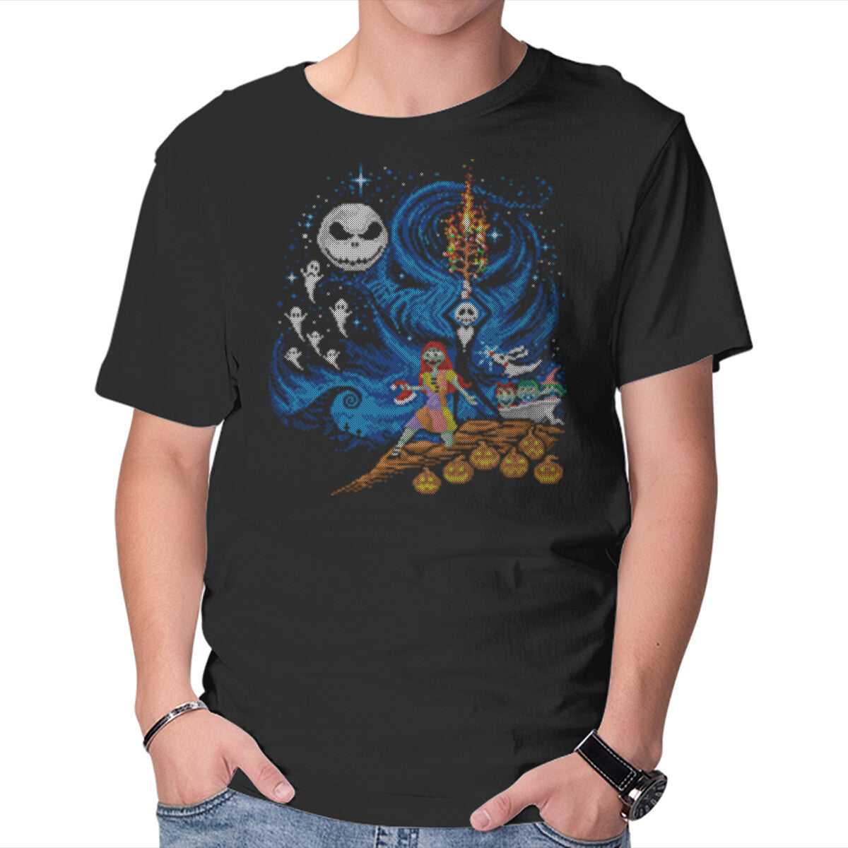 Unisex Crew Neck T-Shirt A New Nightmare Graphic Short Sleeve Casual Tee XL