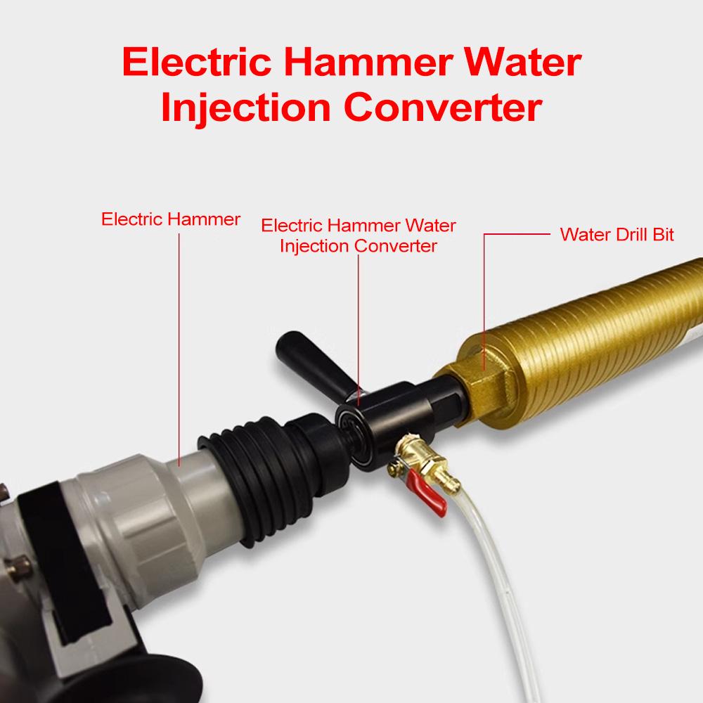 Elektrischer Hammer-Wasserinjektor, Pleuelstange, Wasserzugabegerät, Umbau der Wasserbohranlage