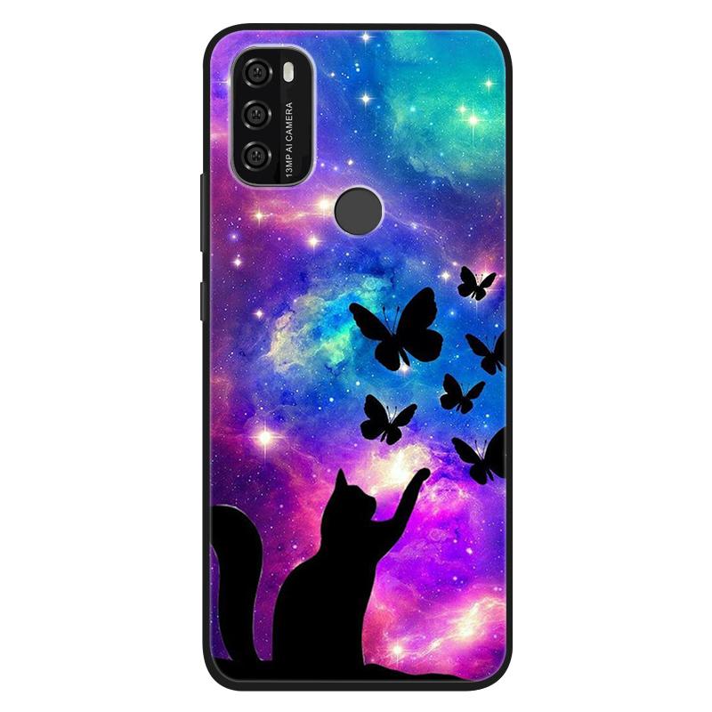 For Blackview A70 Case A 70 Capa Silicone Cute Cats Painted Soft Black Cover for Blackview A70 Pro Cover A70Pro TPU Coque Cases