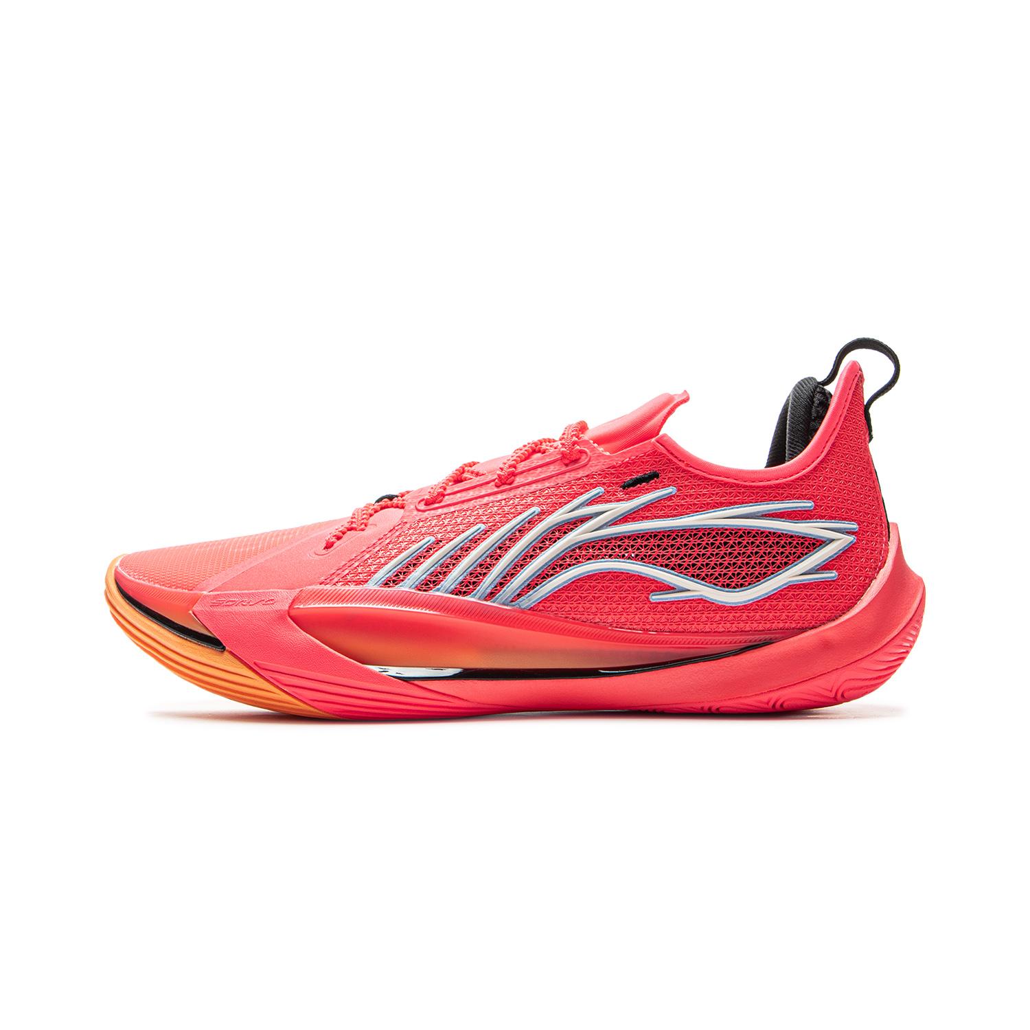 

LiNing Sonic 13 Амортизация, Нескользящие, Износостойкие Поддержка Низкий Верх Мужские Красные Баскетбольные Кроссовки 46