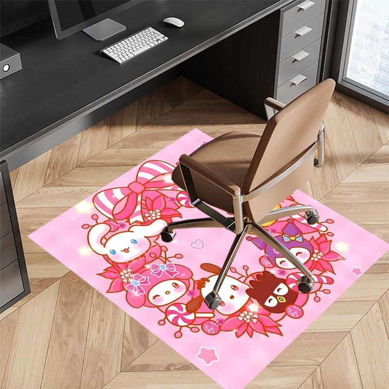 Sanrio2 Printed Absorbent Washable Carpet, Non-Slip Bathroom Mats, Kitchen Rugs, Yoga Mat,Living Room Entrance, Camping Picnic Rugs