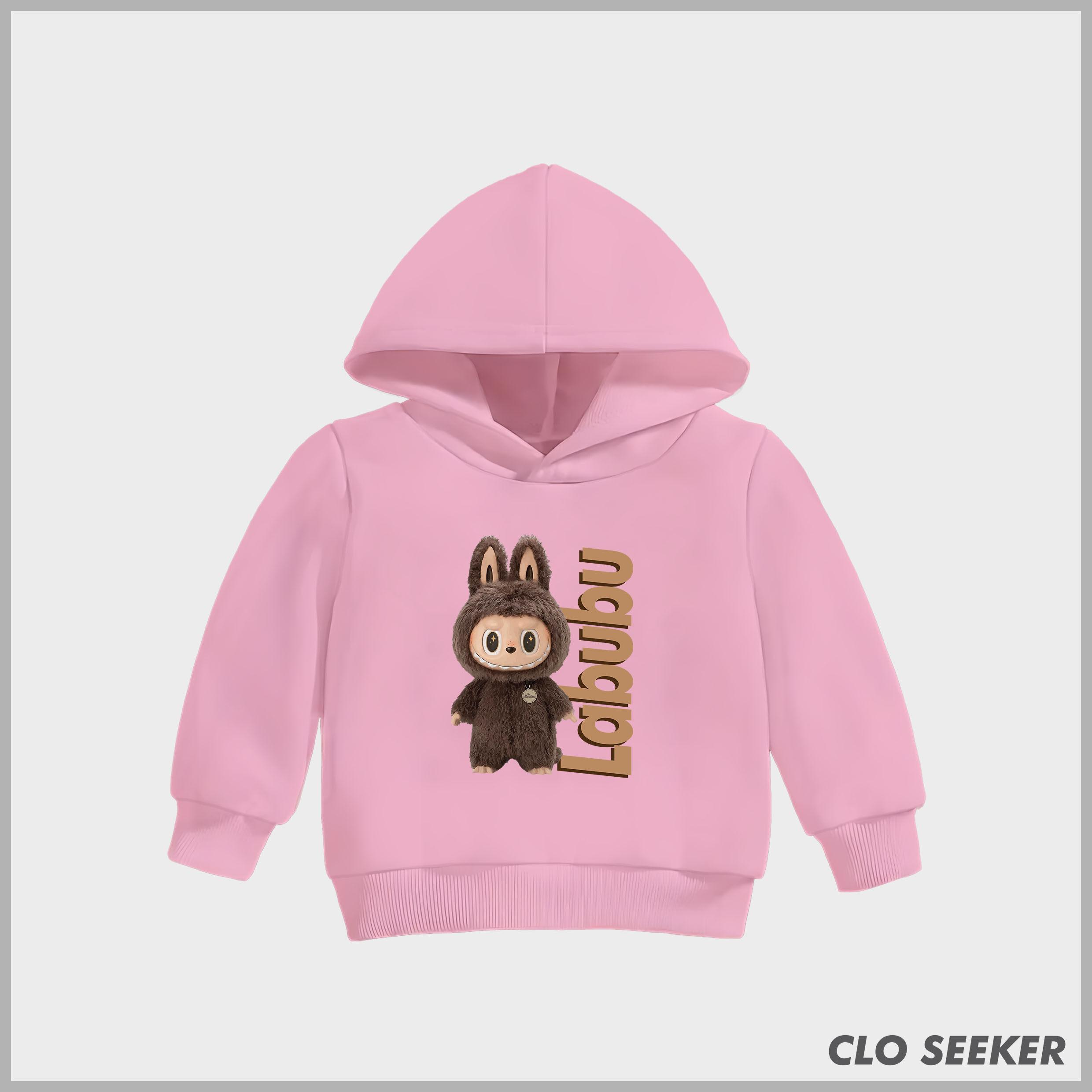 

Толстовки с капюшоном для мальчиков и девочек с принтом узора LABUBU 100