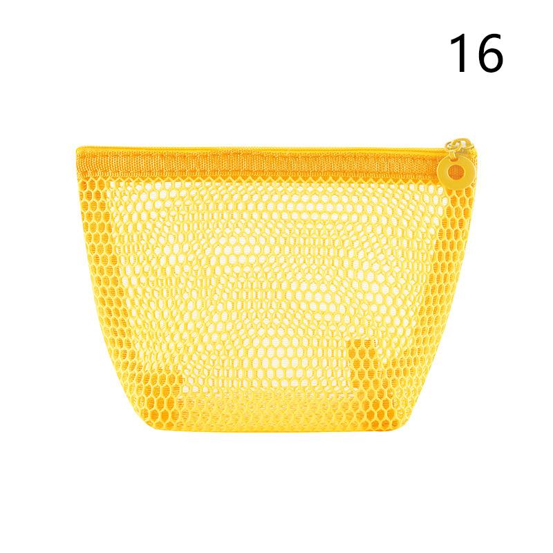 

1Pcs Nylon Mesh Drawstring Storage Pouch Bag Multi Purpose Travel & Outdoor Activity Pouch For Digital Products Makeup Bag as the picture