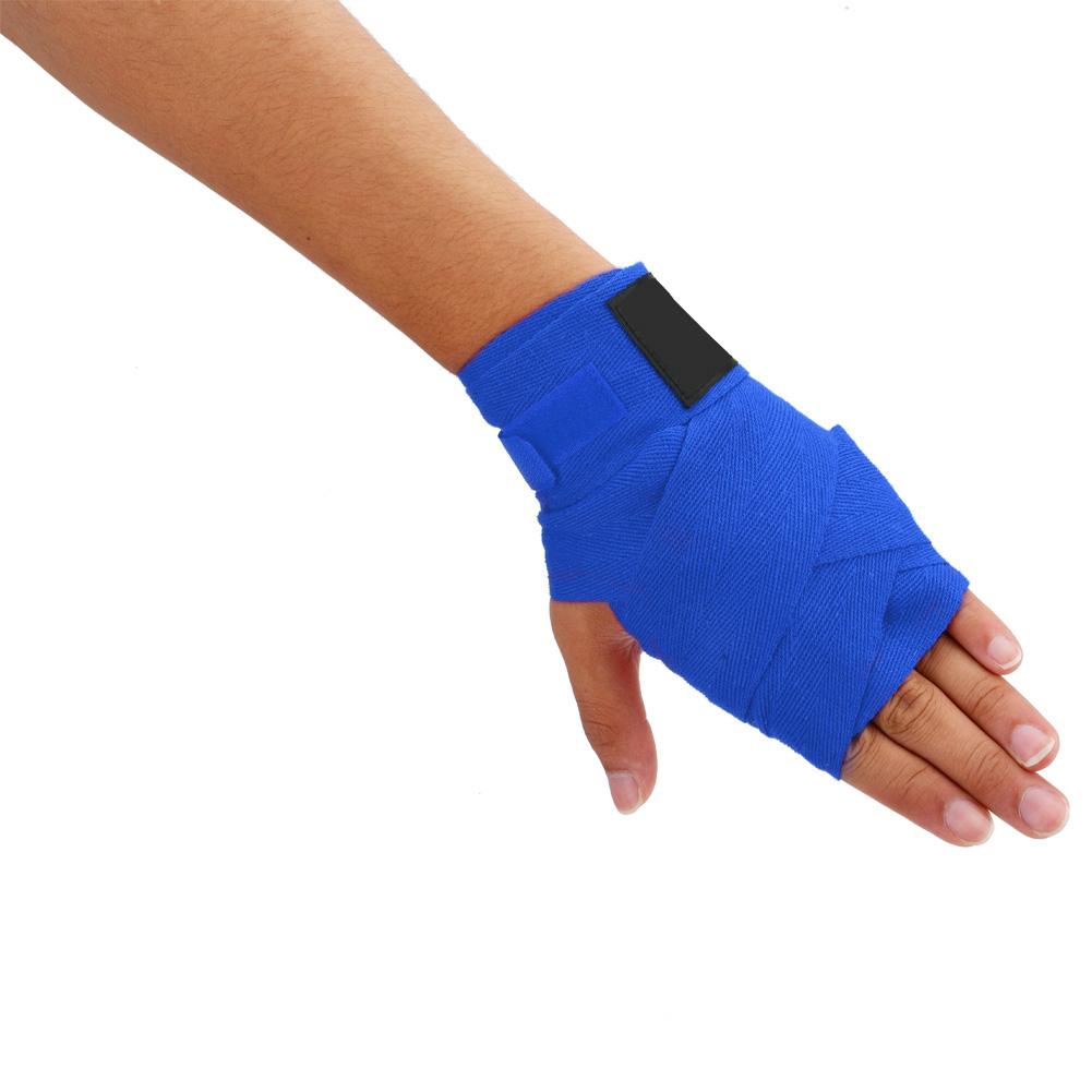 Adults 1 Pair Elastic Handwraps Hand Wrap for Boxing Kickboxing Muay Thai (Red)