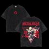 Metal Gear Solid Double Printed Unisex Acid Washed Lightweight Cotton T-Shirt