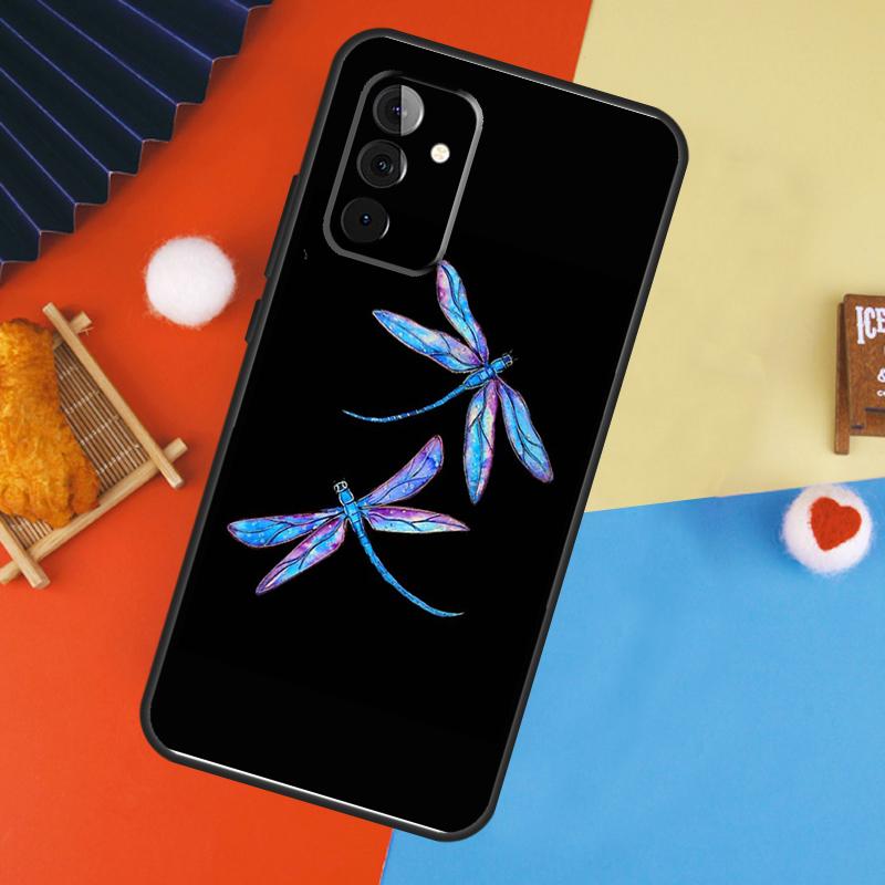 Libelle Hülle für Samsung Galaxy A53 A33 A13 A54 A34 A14 A56 A36 A16 A06 A12 A32 A52 A35 A17 A15 A55