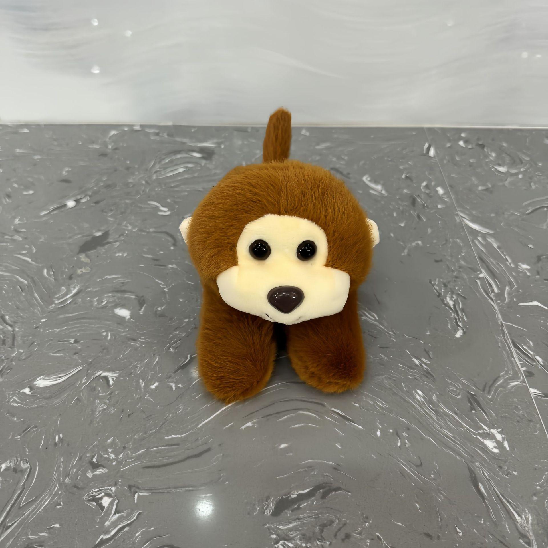 

Новая кукла в стиле поп-круг, маленький енот, плюшевая игрушка, кукла-панда, детский браслет на запястье 12cm