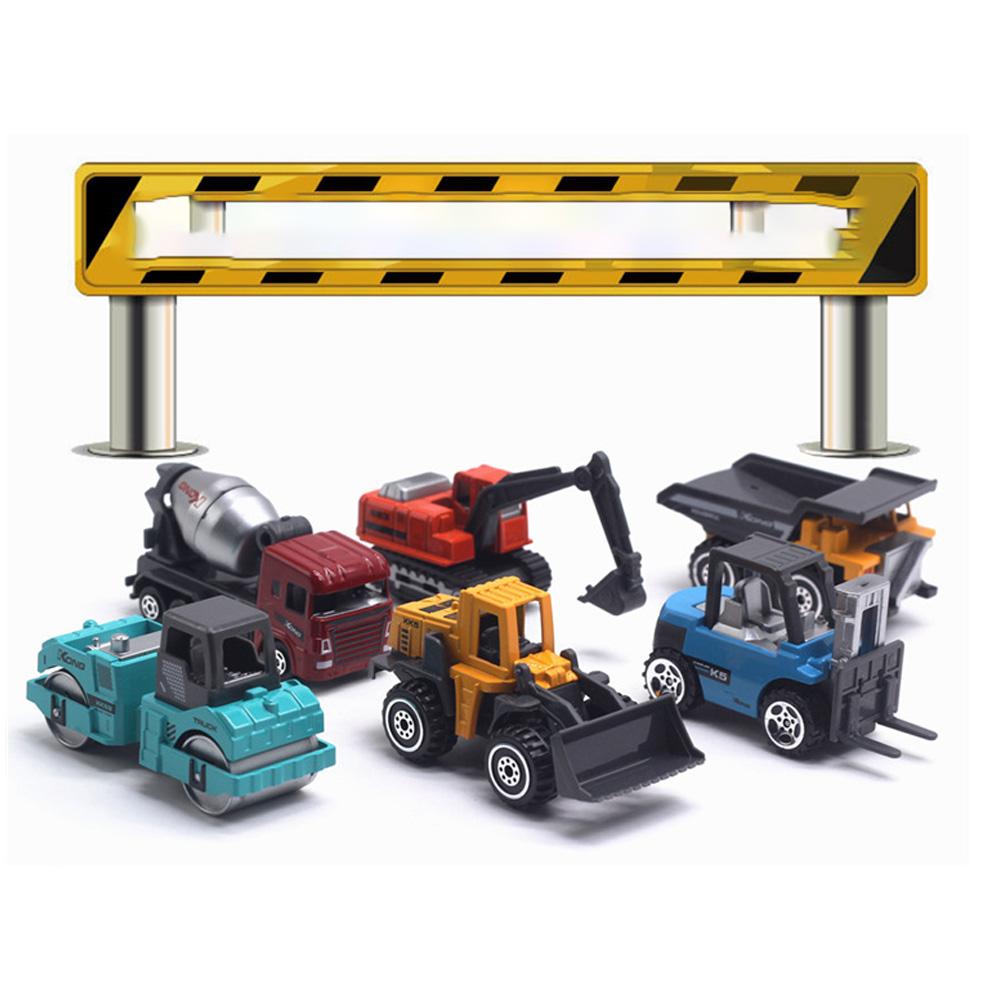 1/64 Mini Alloy Truck Engineering RC Car Toys Model Set for Children Gift Home Decorationmodern