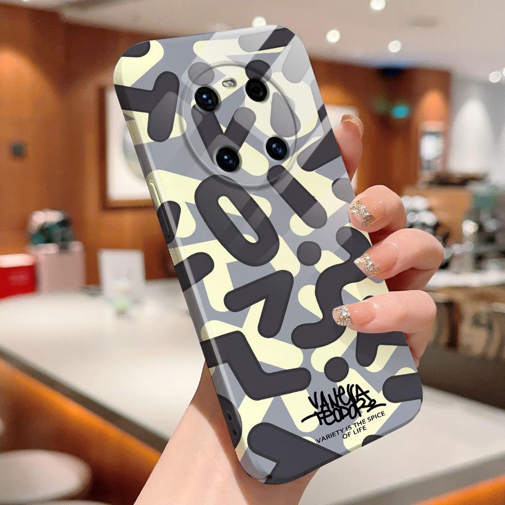 Husă de telefon cu film all-inclusive, design de modă desen animat, carcasă dură cu acoperire completă, husă cu protecție pentru cameră pentru iPhone Huawei Honor Vivo Google