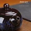 NHZHIW Kiln-Glazed Ceramic Xishi Teapot & Cup Set (5-piece)