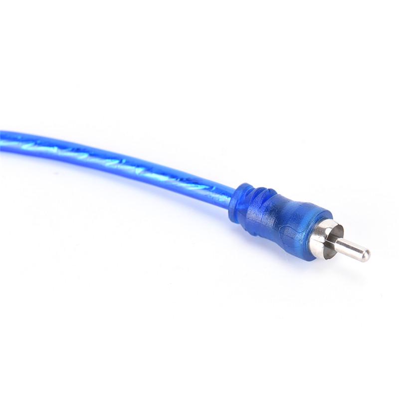 Rca Audio Cable "Y" Adapter Splitter 1 Male To 2 Female Audio Line Plug