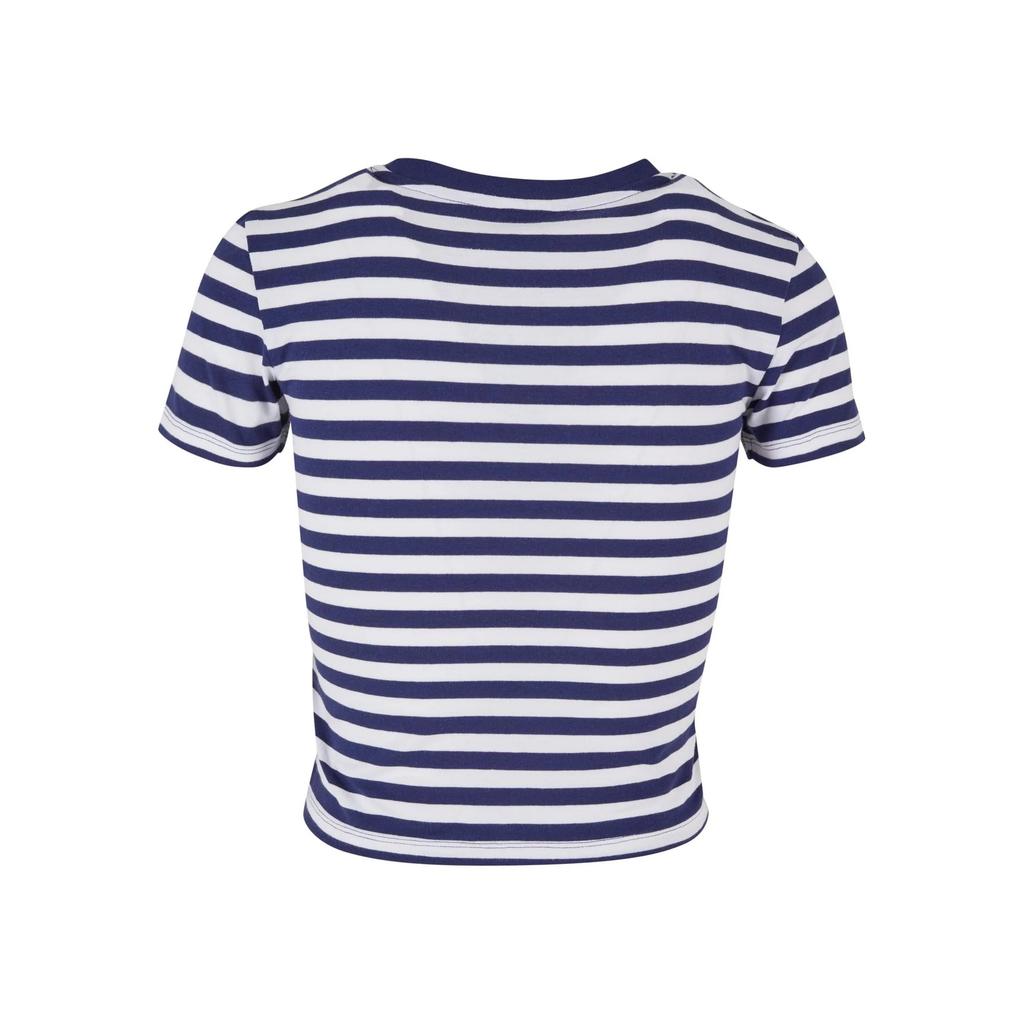 Urban Classics Womens/Ladies Striped Short T-Shirt