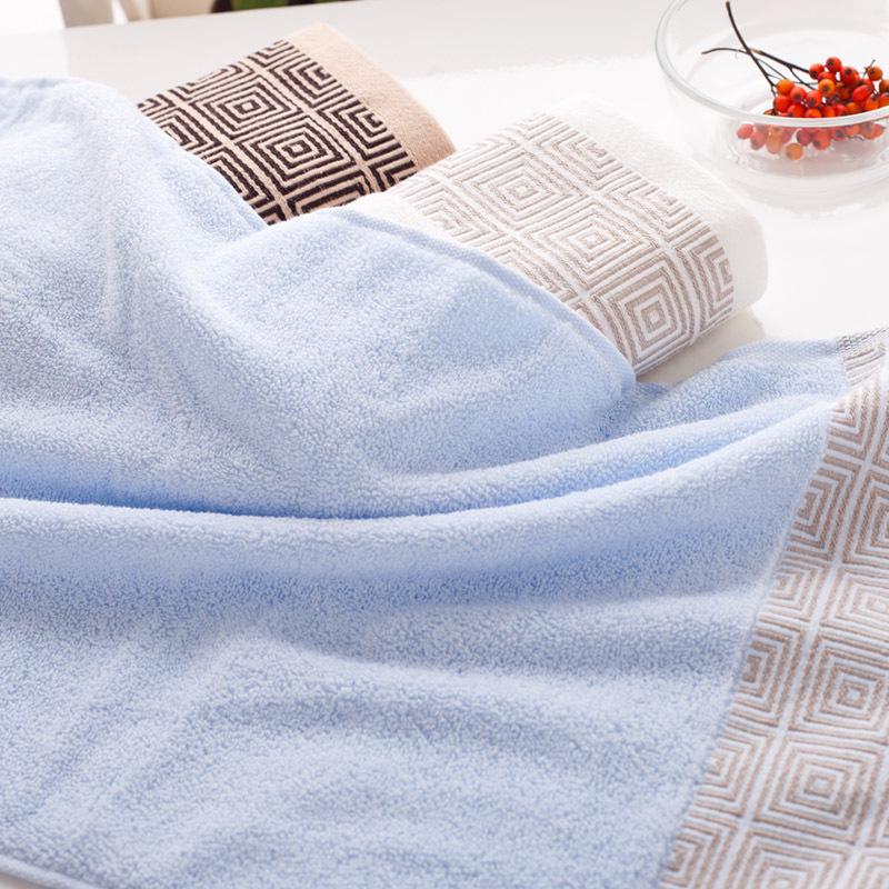 2pcs 34x73cm Blue Lilac Pink Adult Hand Face Bath Towel Set Highly and Soft Absorbent Travel Sport Hotel Beauty-Skin Towels