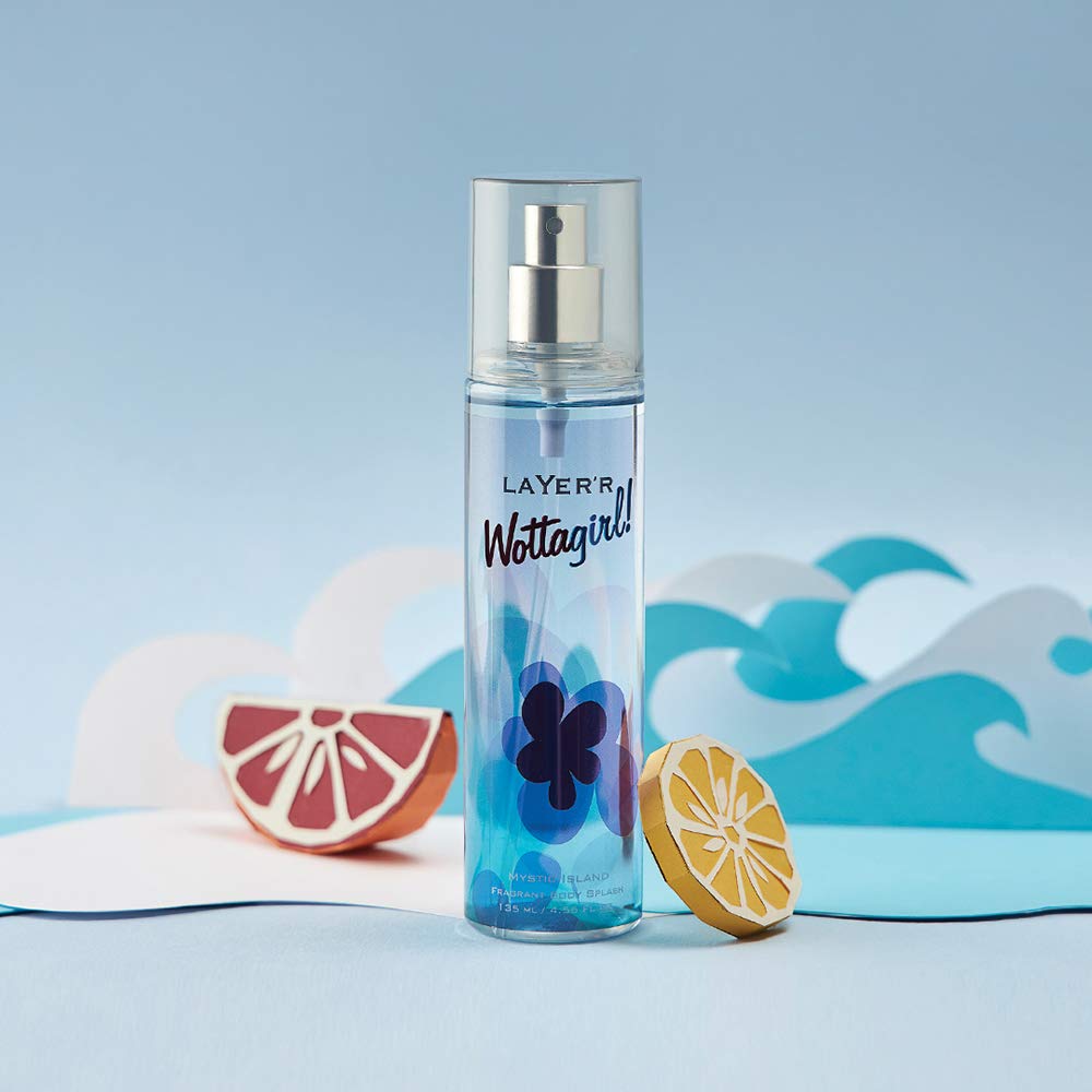 LAYER'R Shot Wottagirl Körpersprays für Damen 135ML (Mystische Insel 2er-Packung)