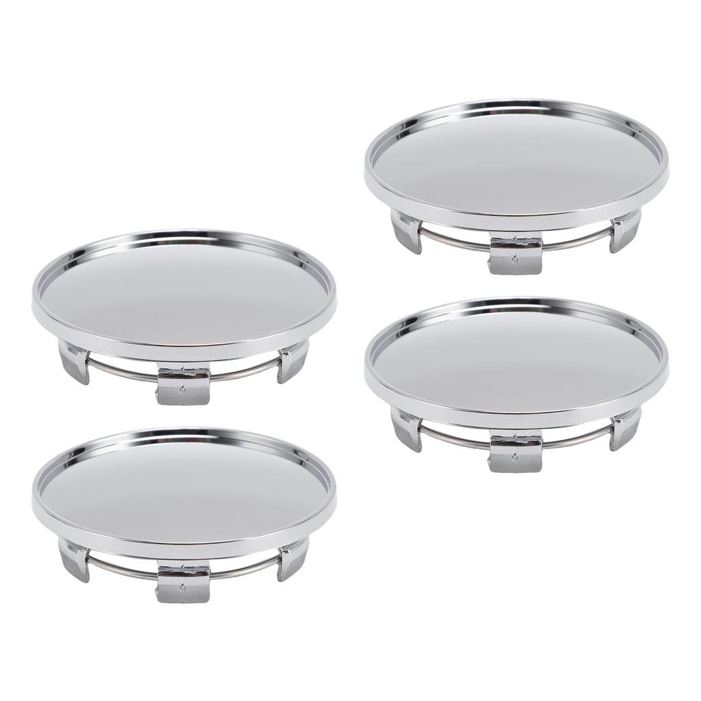 4pcs Wheel Center Caps Excellent Sealing Exquisite ABS Snap On Wheel Center Hub Cap Cover 69mm Outer Diameter for