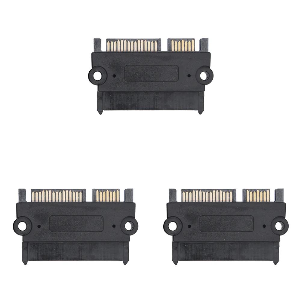 7+15 Male To Female Converter Head 22Pin Power Data Adapter SATA To SATA Adapter Data Power Transfer Connector Adapter 1-20PCS