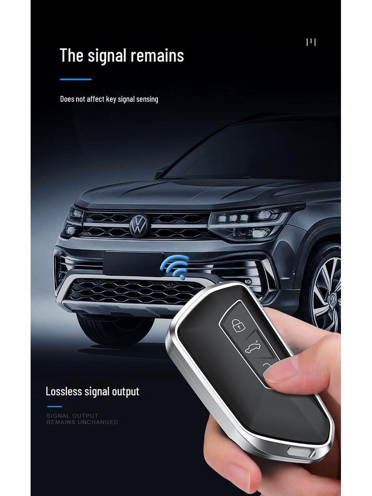 Volkswagen Magotan B8 Passat CC Key Cover - Aluminum Alloy Full Protection Shell