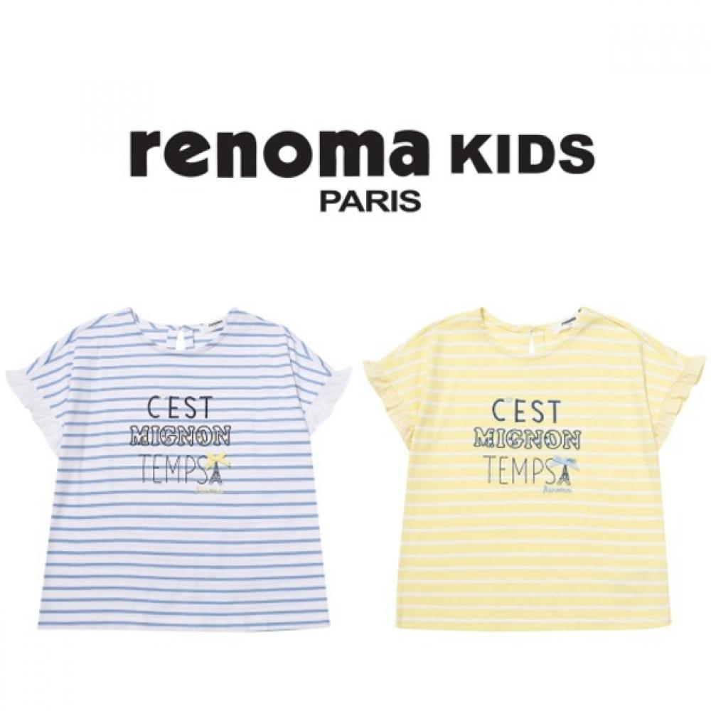 

[Renoma Kids] Renoma Kids Girls STriped STingray T shirT Yellow Yellow/110