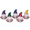 Creative Dwarf Resin Figurine Big Feet Wearing A Hat And White Beard Design