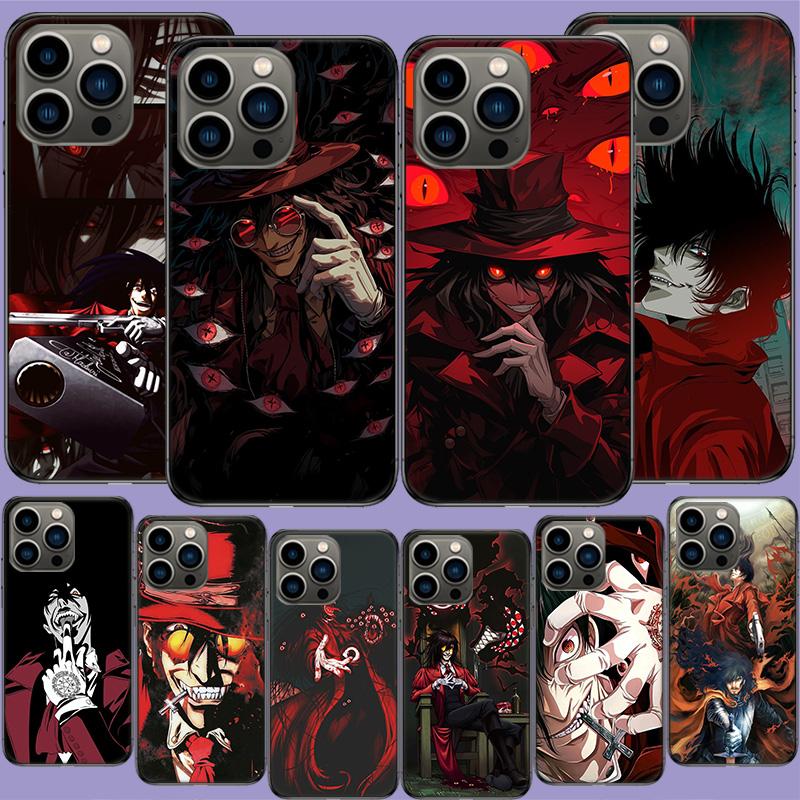 Alucard Helsing Phone Case For Iphone 17 Air 15 Pro 14 Plus 16 Pro Max 17E 16E 12 13 Mini 11 Cover Cute Fundas