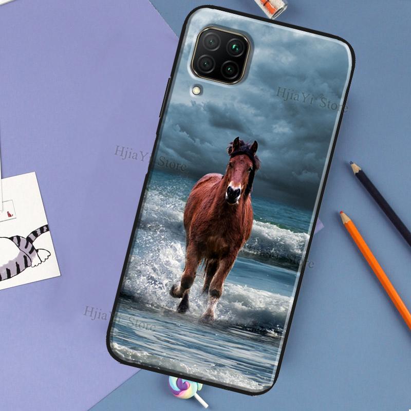 Horse Animal Case For Huawei P60 P40 P20 P30 Pro Nova 5T 9 P Smart Honor X8 X9a 50 70 Magic 5 Lite Cover