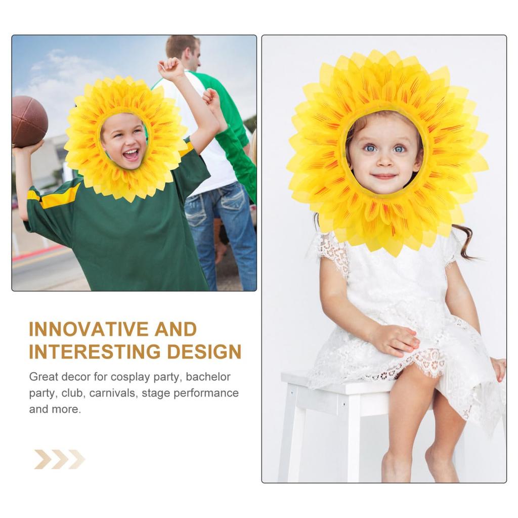 Sunflower Headgear Set for Cosplay Halloween Flower Headgear for Halloween Costumes and Parties [ifundom] Kids, Hat, Costume,