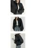 Trendy Korean Autumn/Winter Stand-Up Collar Casual Woolen Coat for Women