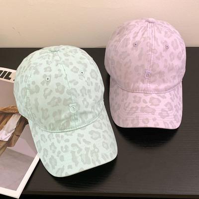 Sunscreen Leopard Print Hat Peaked Cotton Baseball Cap Leopard Print Baseball Cap  Street