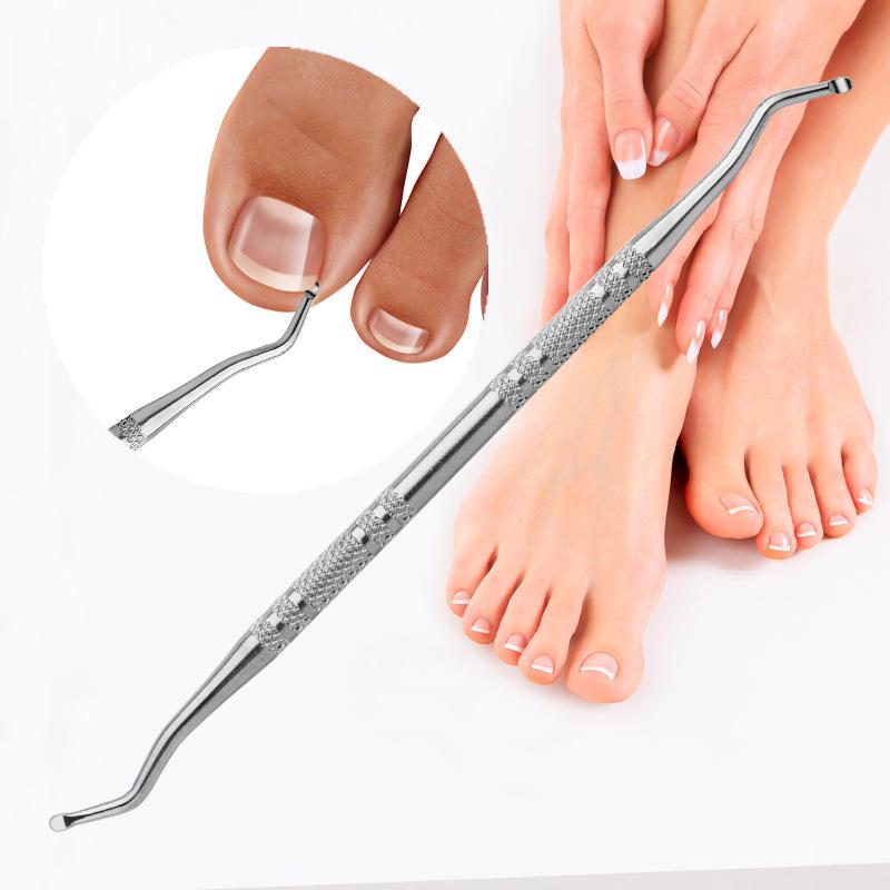Stainless Steel Double-Ended Nail Pick & Ingrown Nail Cleaning Tool Set