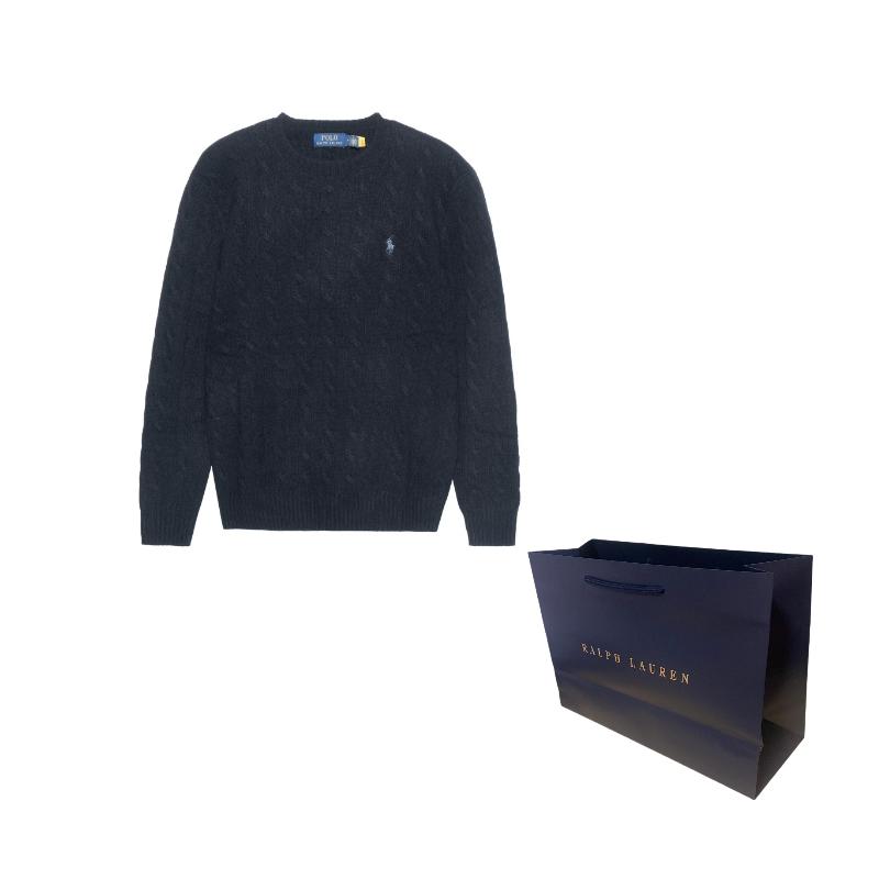 Polo Ralph Lauren Pony Embroidered Cable Knit Jumper 710876762-001