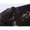 2025 Summer European & American Women's High Neck Waist-Cinching Chiffon Print Long Dress