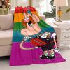 Uncle Grandpa Themed Blanket, Soft Flannel Blanket, Home Décor, Holiday Gift.