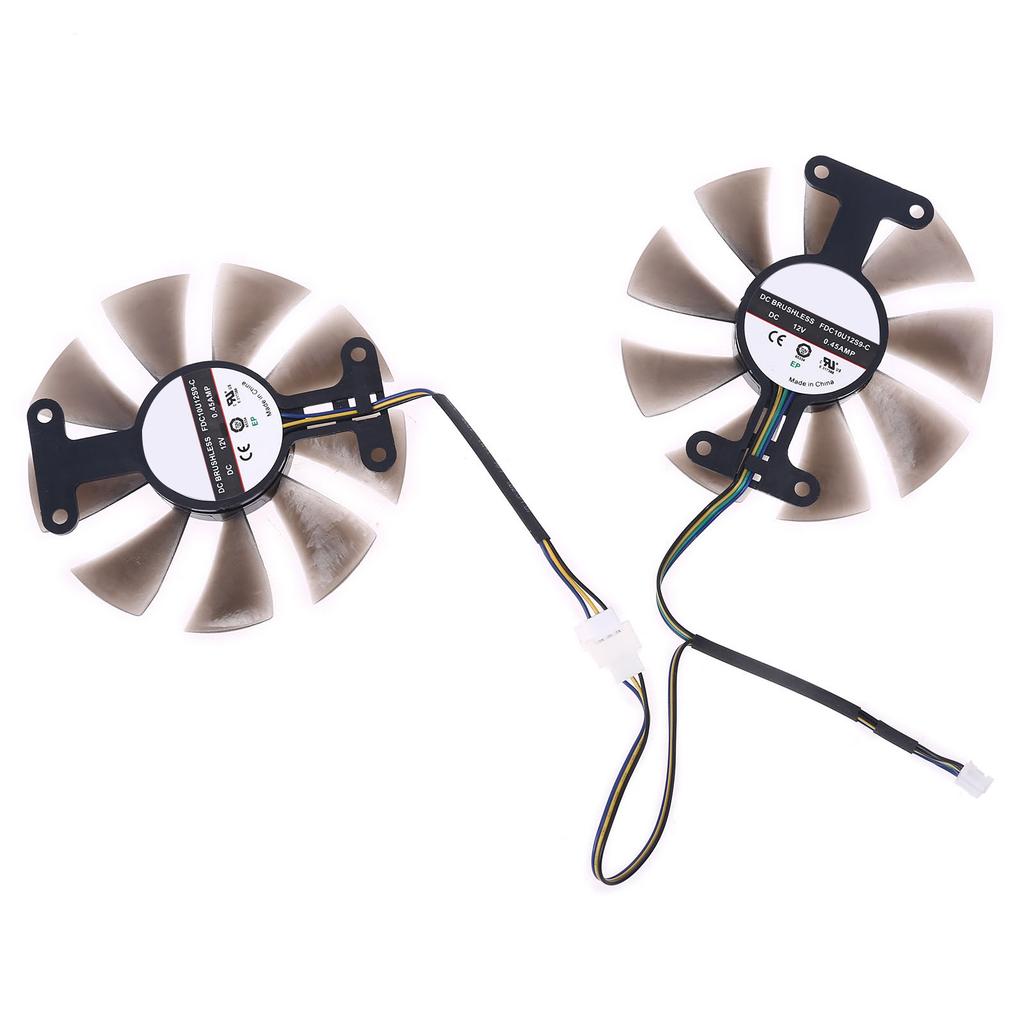 2x 85mm PLD10015B12H 0.55A RX580 RX590 for POWERCOLOR DATALAND Radeon RX 580 590