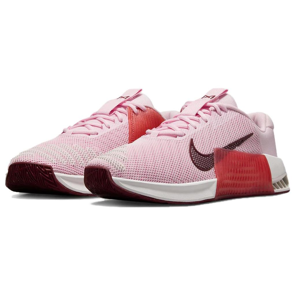Nike Metcon 9 Pink Foam Dark Team Red Women Sneakers Platinum-Tint Adobe DZ2537-601